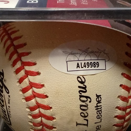 Dom Dimaggio Autograph Signed Rawlings Official League Baseball AUTO JSA -P BB # - Picture 5 of 6