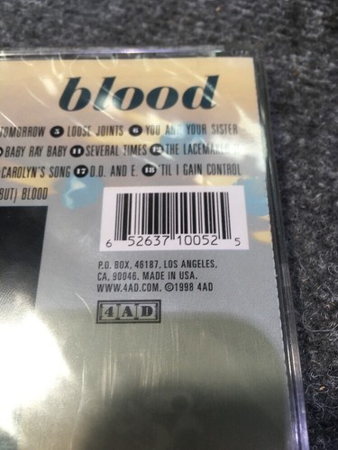 This Mortal Coil ‎– Blood 1998 98 CD US - 4AD Label Brand New Sealed - Picture 3 of 11