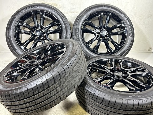 2021-2020 CHEVROLET BLAZER  20" Factory OEM Black Wheel And Tires 05935U20 Set 4 - Picture 1 of 10