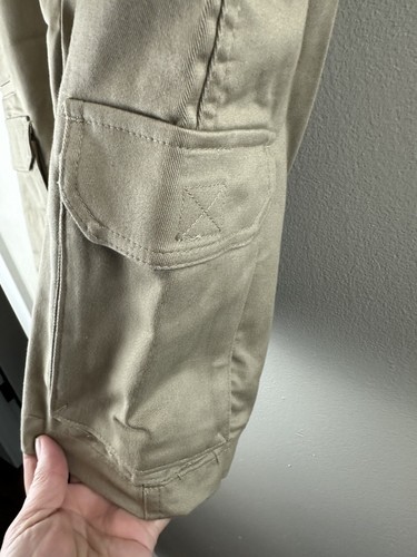 Dickies Cargo Shorts Women Relaxed Fit Khaki Size 12 - Picture 11 of 15