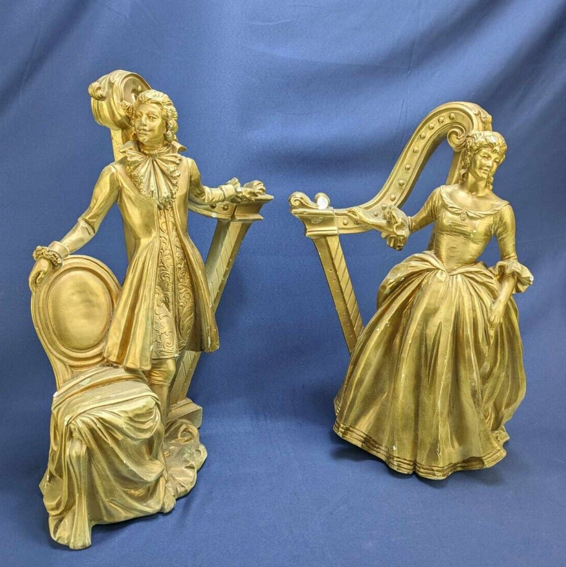 Universal Statuary Corp S 052 1958 Statues Chicago Ill Set of 2