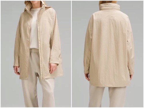 LULULEMON Hooded Mid-Length Utility Jacket I TRENCH : XS - Picture 7 of 14