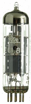 ECL85 Triode-Pentode. Eine Radioröhre von Pope, Holland. ID20982