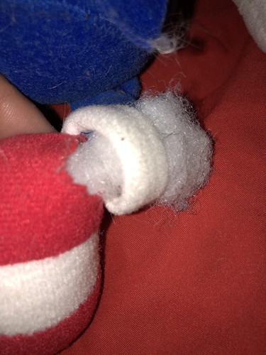 (NEEDS SLIGHT REPAIR) Vintage Rare? Sonic The Hedgehog Plush - Picture 19 of 19