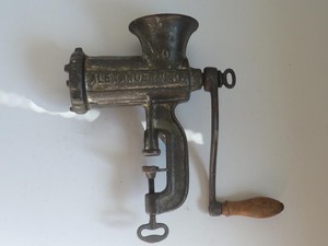 Antique German Kitchen Meat Grinder Iron Cast Alexanderwerk 10 Antique German Kitchen Meat Grinder