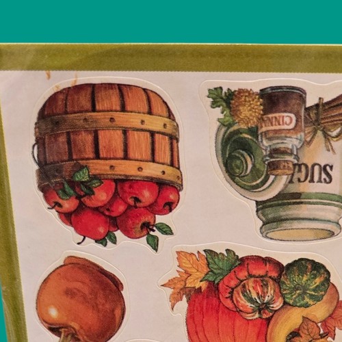 Adesivi Scratch 'n Smell Vintage Mello Smello Profumo Cannella Autunno Autunno Cibo - Foto 6 di 7