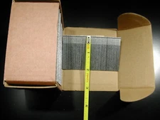 16 gauge Finish Brad Nails 2,500/bx Galvanized Chisel Point 2" long