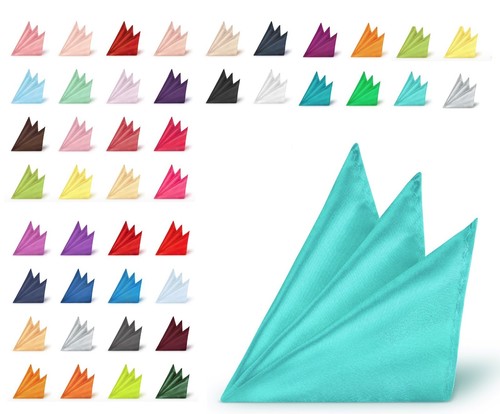 Einstecktuch Taschentuch Kavalierstuch Anzug Hochzeit Polyester Busniess Tuch - Bild 1 von 81