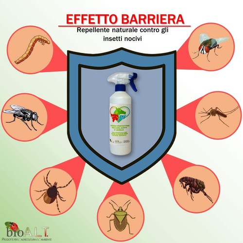 Olio di Neem Animali Repellente Pet Lozione Protettiva per Cani Gatti e Cavalli - Foto 3 di 4