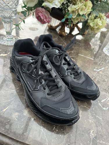 Nike Shox Enigma Triple Black Unisex Trainers Size UK 6 BQ9001-001 USED - Picture 4 of 11