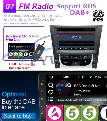 9" Android Stereo Radio FM For 05-11 Lexus GS300 GS350 GS430 GS450 GS460 Carplay - Bild 20 von 24
