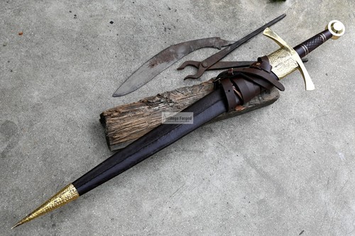 VIKING SWORD/27 inches Long Blade hand forged Sword/Historical sword/Tactical - Picture 13 of 13
