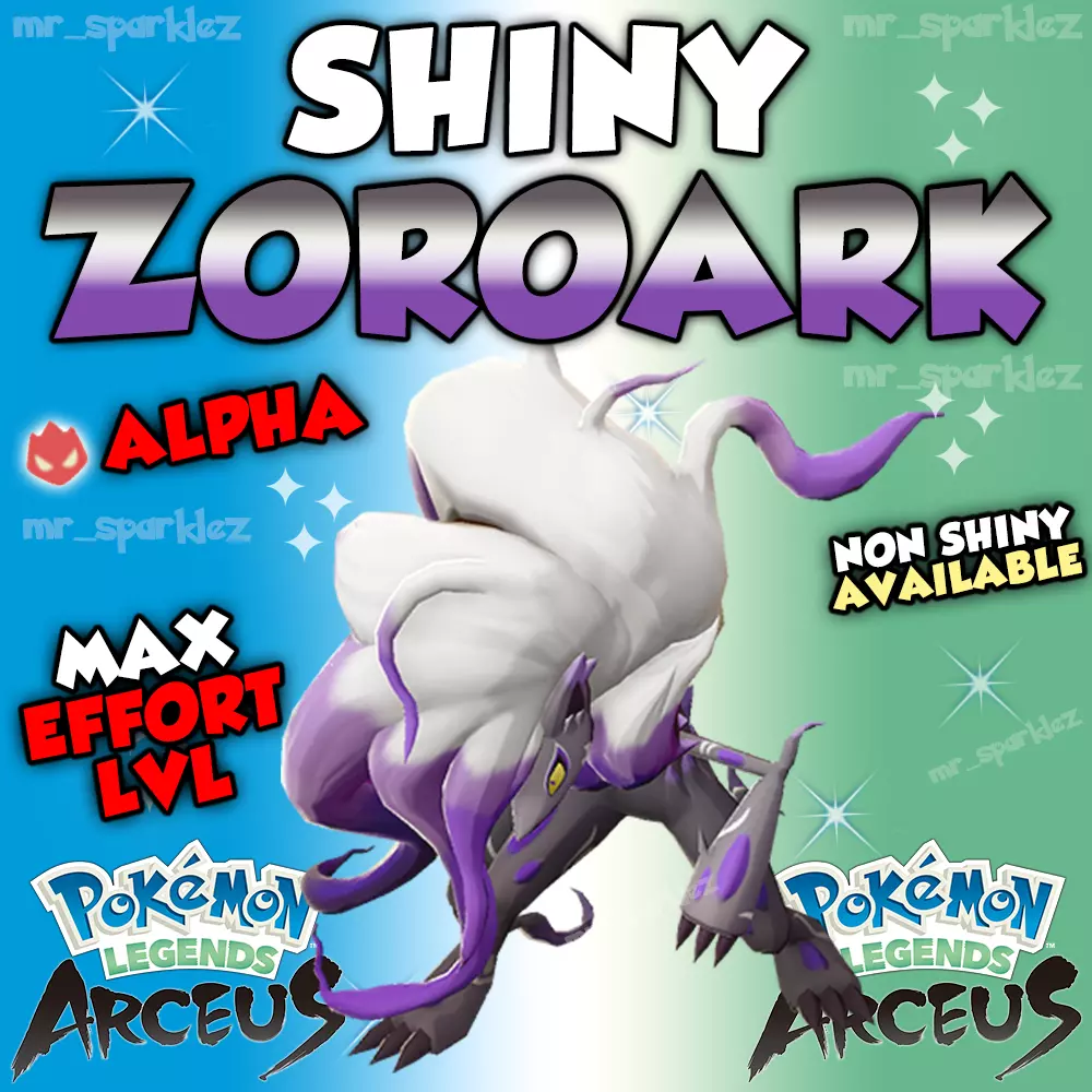 Pokemon Legends Arceus Hisuian Zoroark