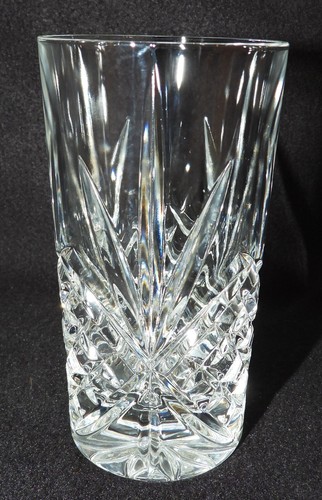 Vintage Heavy Fine Cut Lead Crystal Highball Glass 5 3/8" Tall - Picture 3 of 10