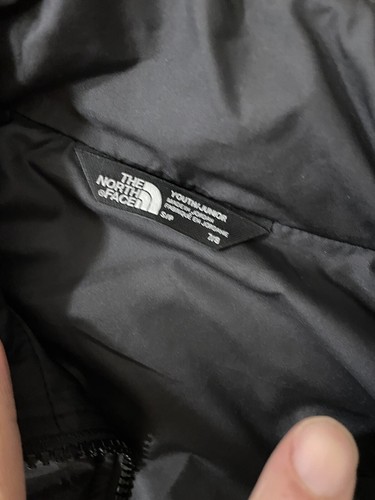 NWT North Face down black vest boys size 7/8 - Picture 2 of 6