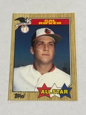 1987 Topps Tiffany - All-Star Cal Ripken #609