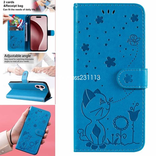For Samsung Galaxy J3 J5 J7 Prime Flip Wallet Card Holder Leather Case Cover - Picture 24 of 59