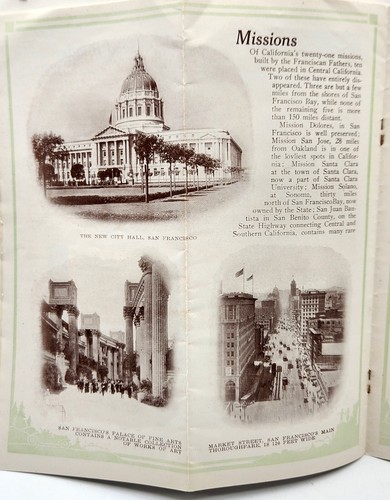 Central California Treasure Land for the Traveler No. 26 Brochure Souvenir - Picture 8 of 14