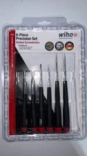 Wiha 6-Piece Precision Slotted Screwdriver Set – Germany – New Sealed