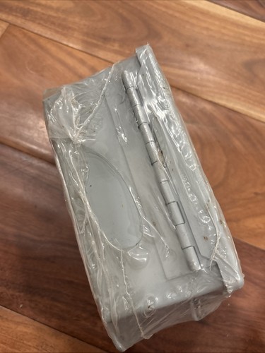 Hoffman A604CHNF Jic Box mit Klappdeckel 6 Zoll x 4 Zoll x 3 Zoll - Bild 4 von 7