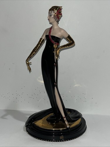 House of ERTE UNTAMED BEAUTY Limited Edition Figurine Franklin Mint 9.5" Deco