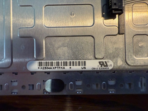 APPLE IBOOK PowerBook KEYBOARD 11" CM-2 E206453 WHITE - Picture 4 of 4