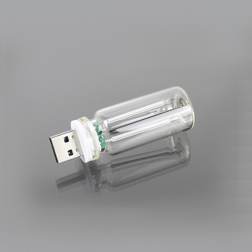 Car Ambient Glass Bottle Purple USB Night Light Touch Switch LED Lighting Bulbs - Picture 15 of 23