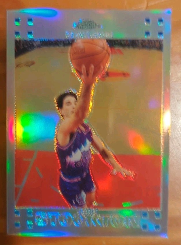 2007 Topps Chrome Refractor #98 John Stockton /999 Utah Jazz