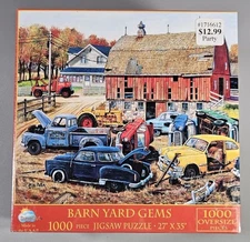 Barn Yard Gems 1000 Piece Puzzle 27” X 35”  SunsOut Manuf Art By Ken Zella NEW