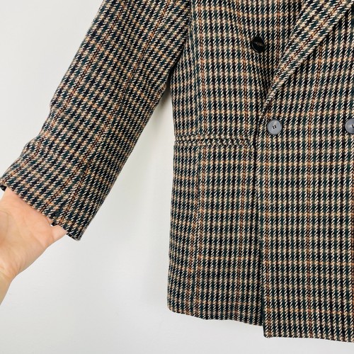 ASTR The Label Brina karierter zweireihiger Blazer Gr. Small - Bild 4 von 8