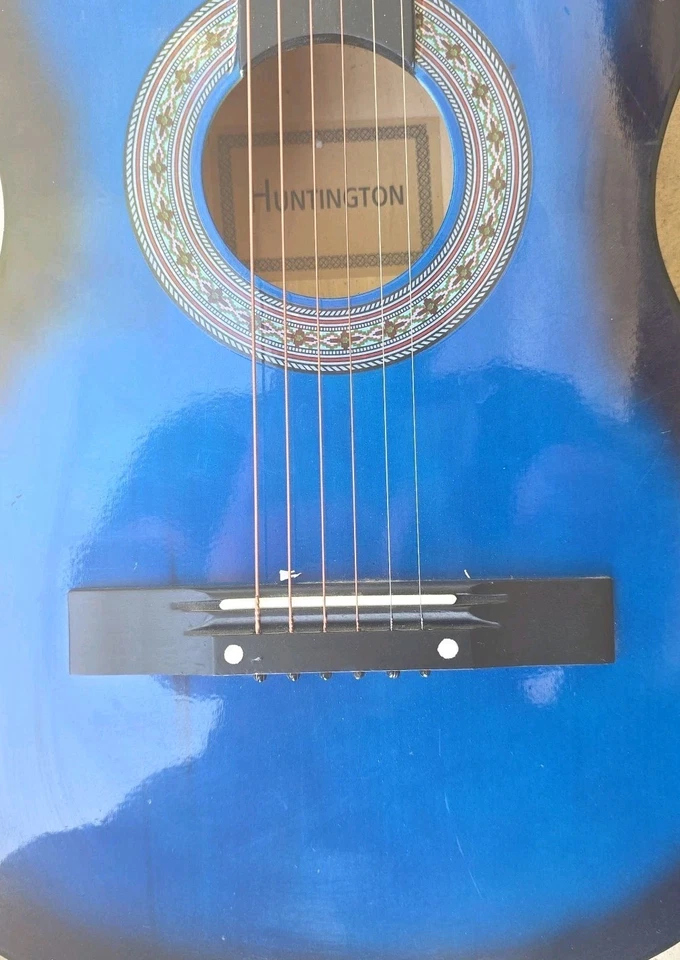 Huntington guitar black and white electeic  Foto 4 de 4