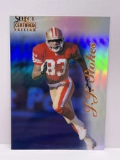 1996 Select Certified Edition Mirror Blue JJ Stokes #39 49ers SSP Print Run 45