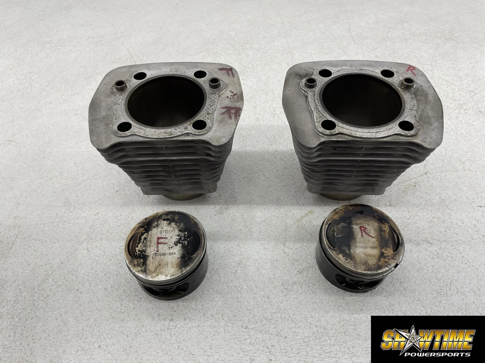 96-03 HARLEY-DAVIDSON SPORTSTER XL1200C ENGINE MOTOR CYLINDERS W/ PISTONS