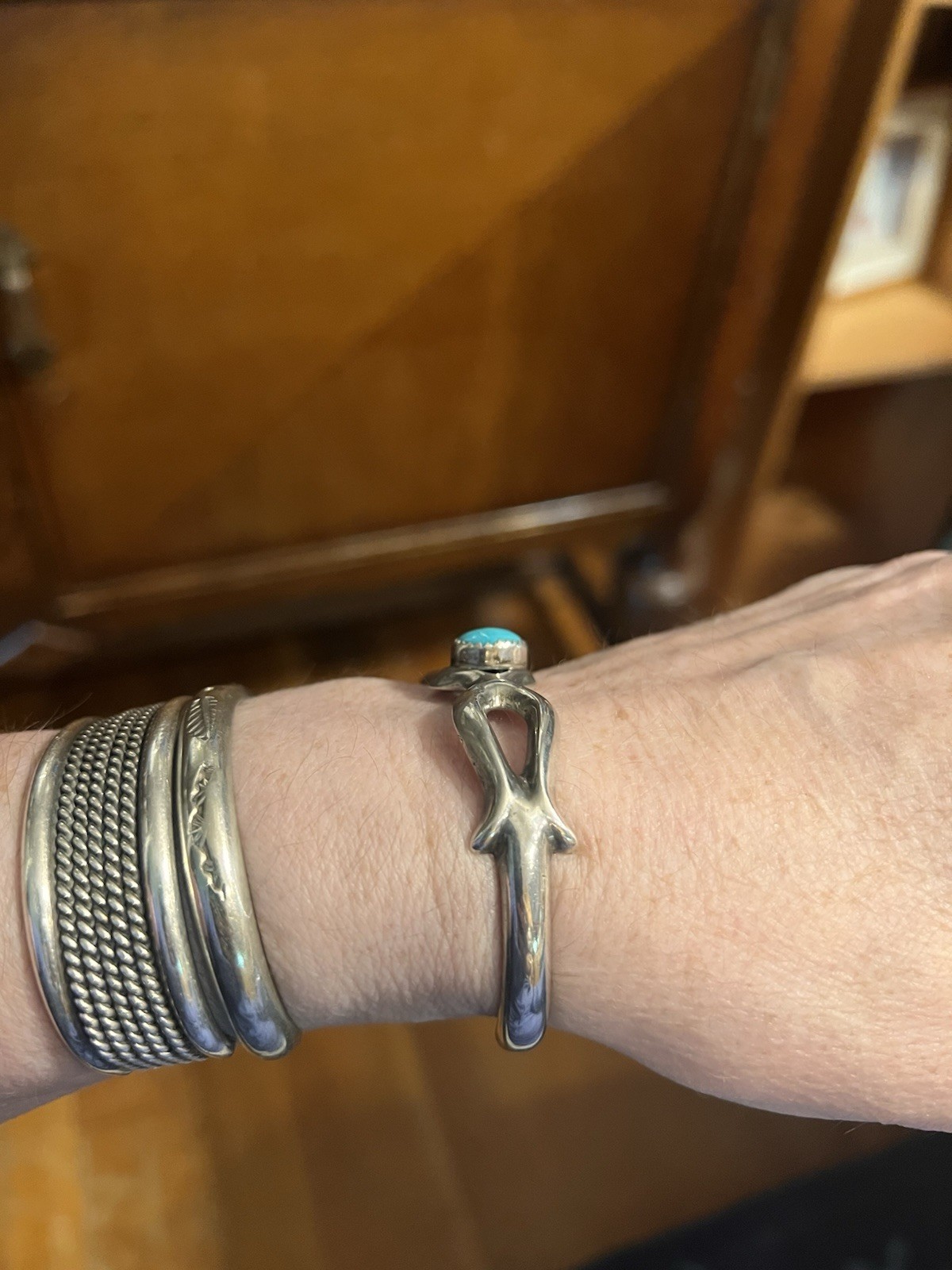 Vintage Nellie Tso Navajo Sterling Silver 925 And Tur… - Gem