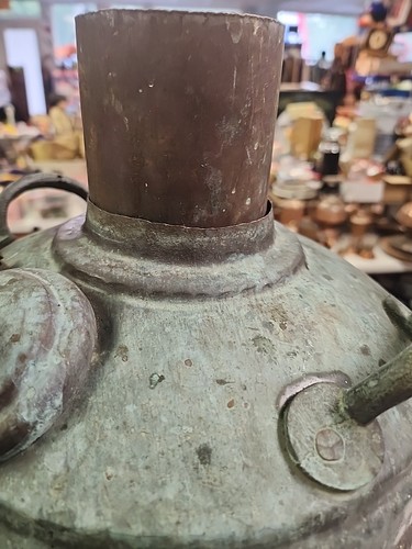 VINTAGE Rame Moonshine Pentola Ancora Tutto ORIGINALE 20" BECCUCCIO ALTO LIQUORE MOLTO PRECOCE - Foto 19 di 24