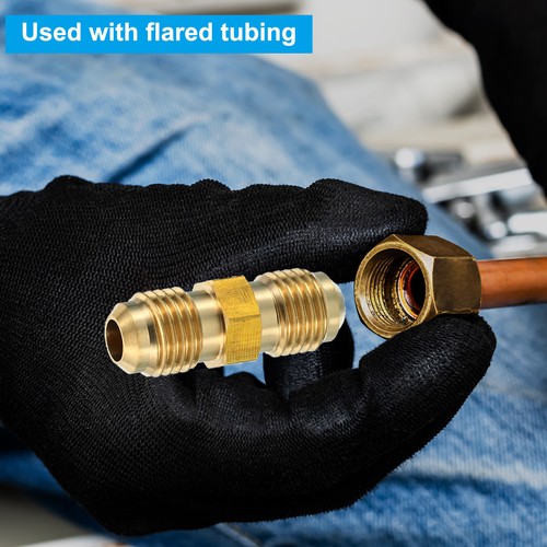 2pcs Pipe Extension Joint Connector for Copper Pipe Dia 1/4"(6.35mm) - Picture 6 of 8