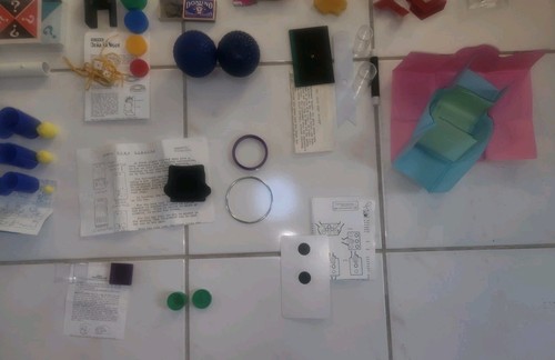 Viele Zauberrequisiten viele mit Anleitung * Zaubertrickheft * Mütze mit Tasche * GUC - Bild 10 von 10