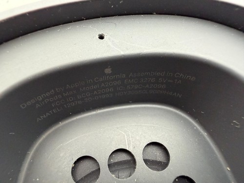 Auriculares inalámbricos Apple Airpods Max #A2096 gris espacial negros como están para piezas - Imagen 10 de 10