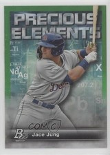 2023 Bowman Platinum Precious Elements Green 50/99 Jace Jung #PE-13 0mm9