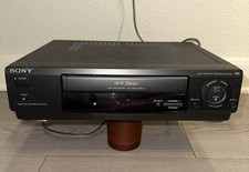 Sony SLV-678HF 4-Head Hi-Fi Stereo VCR Recorder VHS Player Tested No Remote
