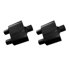 Flowmaster 8425152 Set of 2 Universal Super 10 Mufflers 2.5" Center In / Out