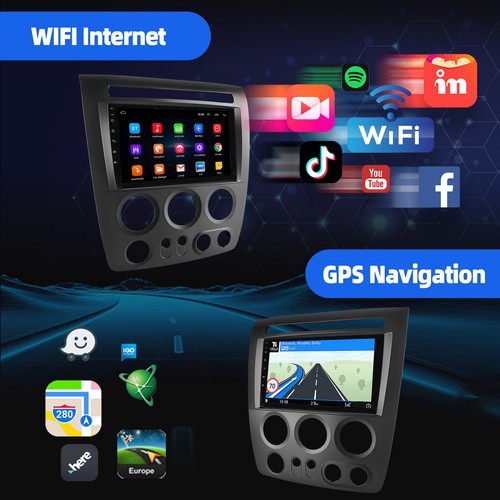 For 2005-2010 Hummer H3 9" Android 15 4+64G Carplay Stereo Radio GPS Navi +CAM - Picture 7 of 12