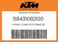 KTM Genuine Ydnac-Clamp 10173 (16Mm) 98 - 58431082100