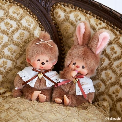 Sekiguchi Sweet Brown Serie Monchhichi S Mädchen 203307 - Bild 6 von 7