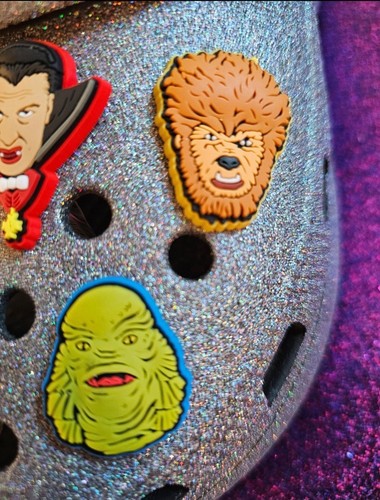 Universal Monsters Jibbitsz for Croc Set of 5 Authentic New With Tags - Picture 5 of 6