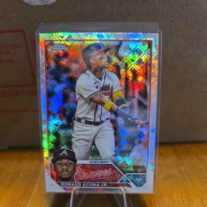 2023 Topps Chrome Logofractor #39 Ronald Acuna Jr**