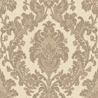 Belgravia Decor Ciara Damask Soft Beige Wallpaper GB4410 -  Italian Heavyweight
