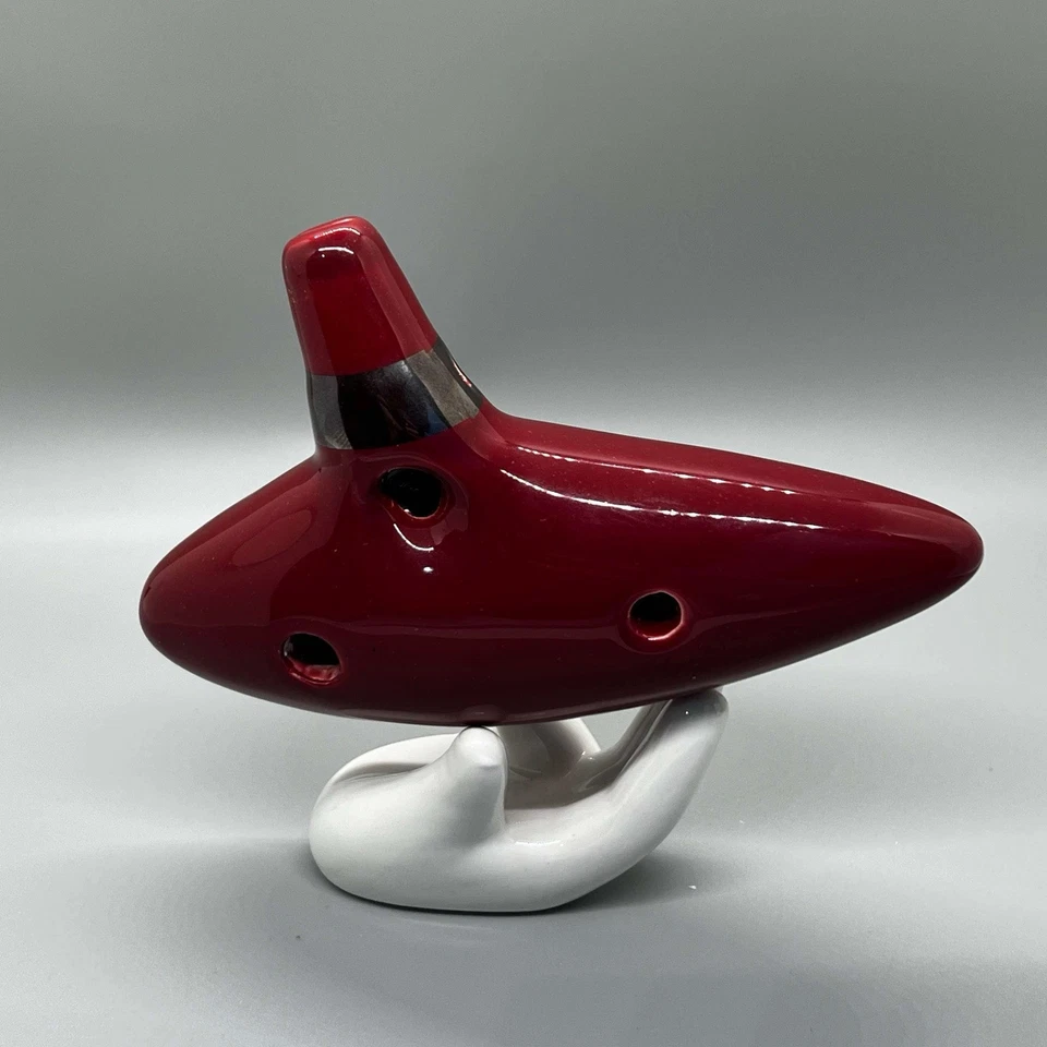 ¡¡Instrumento Ocarina Ceramic Alto C Legend of Zelda Ocarina!! Flauta Ohu de 12 agujeros Foto 4 de 4