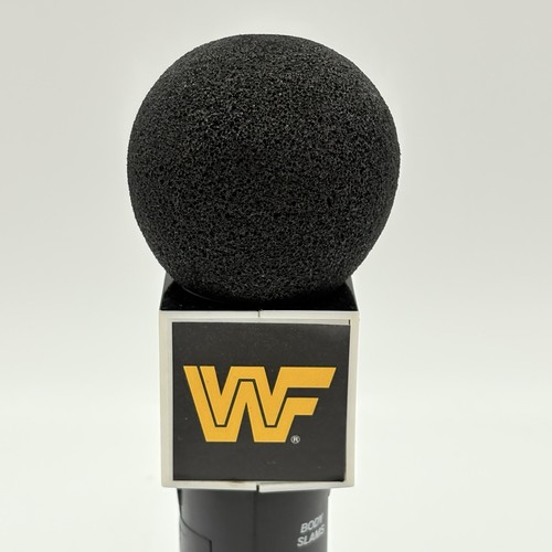 WWF Wrestling Official Electronic Microphone WWF Vintage 1990 Playtime Works - Picture 7 of 21