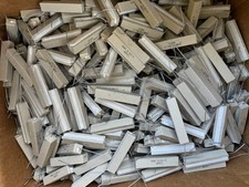 Box of 630 New 1.3 ohm 25 watt 25W 5 Cement Wirewound Power Resistors Colber